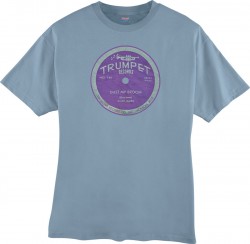 Elmo James- Dust My Broom T-SHIRT- Stone Blue- EXTRA LARGE