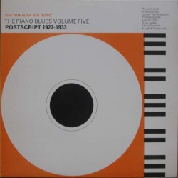 Piano Postscript-(VINYL) Magpie Piano Blues Vol.5