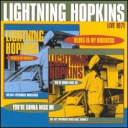 Hopkins Lightnin- (2ON1)Blues Is My Business/ You Gonna Miss Me