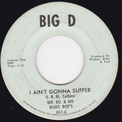 Mr. Bo & His Blues Boys-(45RPM) I Ain't Gonna Suffer/ If Trouble