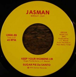 Sugar Pie Desanto-(45RPM) Mama/ Keep Your Women's Lib