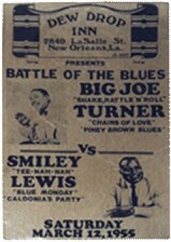 Big Joe Turner/ Smiley Lewis- Battle of the Blues REPRO POSTER